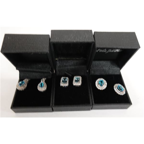 Qty 3 Pair Gold Coast Earrings in Boxes