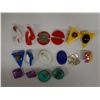 Image 5 : Qty 8 Pair Fashion Earrings, Misc Styles & Sizes