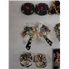 Image 2 : Qty 8 Pair Fashion Earrings, Misc Styles & Sizes