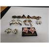 Image 5 : Qty 8 Pair Fashion Earrings, Misc Styles & Sizes