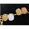 Image 7 : Metal Necklace & Earring Set w/ Coiled Fibers & Rectangular Beads, Misc Sizes