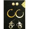 Image 2 : Qty 6 Pair Fashion Earrings & 4 Pendants, Misc Styles & Sizes