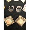 Image 4 : Qty 6 Pair Fashion Earrings & 4 Pendants, Misc Styles & Sizes