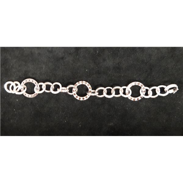 Sterling Silver 925 Chain Bracelet, 8" L