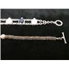 Image 3 : Qty 2 Sterling Silver 925 Bracelets, 8" L