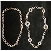 Image 1 : Qty 2 Sterling Silver 925 Necklaces, Misc Sizes