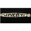 Image 1 : Michael Dawkins Sterling Silver 925 Chain Bracelet w/ Bead Accents, 8" L