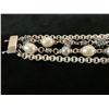 Image 3 : Michael Dawkins Sterling Silver 925 Chain Bracelet w/ Bead Accents, 8" L