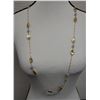 Image 1 : Sterling Silver 925 Necklace w/ Bead Accents, 34" L