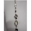 Image 4 : Sterling Silver 925 Necklace w/ Teardrop Accents, 34" L