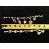 Image 4 : Qty 2 Sterling Silver 925 Bracelets w/ Charms & Bead Accents, 8.5" L