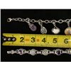 Image 5 : Qty 2 Sterling Silver 925 Bracelets w/ Charms & Bead Accents, 8.5" L