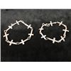 Image 2 : Qty 2 RLM Studio Sterling Silver 925 Cross Bracelets, 8" L