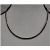 Image 1 : Sterling Silver 925 Herringbone Necklace, 18.5" L