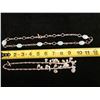 Image 11 : Qty 2 Sterling Silver 925 Necklaces w/ Charms & Bead Accents, Misc Sizes