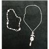 Image 1 : Qty 2 Sterling Silver 925 Necklaces, Misc Sizes
