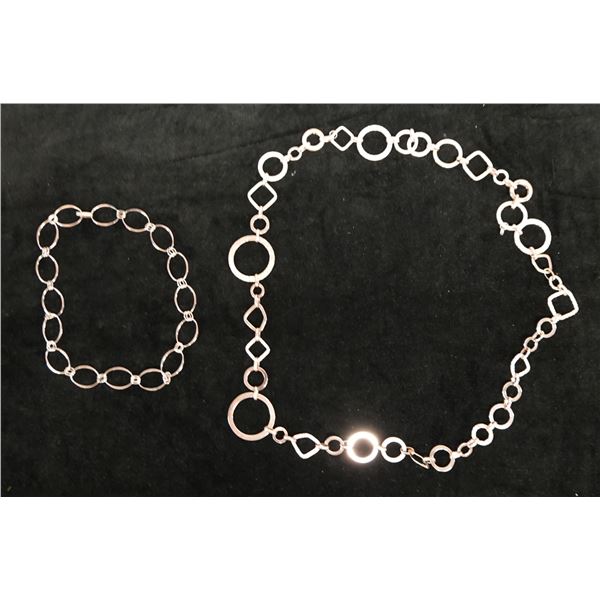 Qty 2 Sterling Silver 925 Chain Necklaces, Misc Sizes