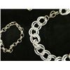 Image 6 : Qty 2 Fashion Link Bracelets & 1 Necklace, Misc Styles & Sizes
