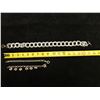 Image 7 : Qty 2 Fashion Link Bracelets & 1 Necklace, Misc Styles & Sizes