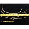 Image 6 : Qty 2 Fashion Necklaces & 1 Link Bracelet, Misc Styles & Sizes