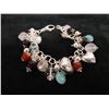 Image 2 : Qty 2 Sterling Silver 925 Bracelets w/ Bead Accents, 7.5" L