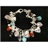 Image 3 : Qty 2 Sterling Silver 925 Bracelets w/ Bead Accents, 7.5" L