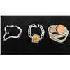 Image 1 : Qty 3 Fashion Bracelets, Misc Styles & Sizes