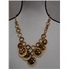 Image 7 : Qty 3 Fashion Necklaces - 1 Signed, Misc Styles & Sizes