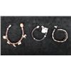 Image 1 : Qty 3 Fashion Bracelets, Misc Sizes (1 missing clasp)