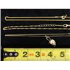 Image 7 : Qty 3 Fashion Necklaces, Misc Styles & Sizes