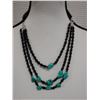 Image 5 : Qty 2 Fashion Beaded Necklace w/ 1 Pair Matching Earrings, Misc Sizes