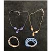 Image 1 : Qty 2 Fashion Necklaces w/ 2 Bracelets, Misc Styles & Sizes