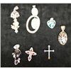 Image 1 : Qty 7 Fashion Pendants, Misc Styles & Sizes