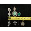 Image 6 : Qty 7 Fashion Pendants, Misc Styles & Sizes