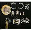 Image 1 : Qty 3 Fashion Pendants & 5 Pair Earrings, Misc Styles & Sizes