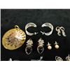 Image 2 : Qty 3 Fashion Pendants & 5 Pair Earrings, Misc Styles & Sizes