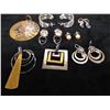 Image 3 : Qty 3 Fashion Pendants & 5 Pair Earrings, Misc Styles & Sizes