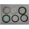 Image 1 : Qty 6 Bangle Bracelets, Misc Styles & Sizes