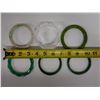 Image 6 : Qty 6 Bangle Bracelets, Misc Styles & Sizes