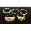 Image 1 : Qty 5 Fashion Rings, Misc Styles & Sizes