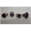Image 1 : Qty 4 Fashion Rings, Misc Styles & Sizes