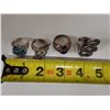 Image 5 : Qty 4 Fashion Rings, Misc Styles & Sizes