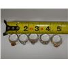Image 6 : Qty 5 Fashion Rings, Misc Styles & Sizes