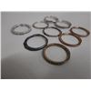 Image 3 : Qty 9 Fashion Rings, Misc Styles & Sizes
