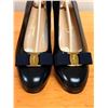 Image 8 : NEW Ferragamo Vara Leather Pump, Black, Sz 10B  (heel needs repair)