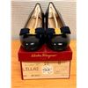 Image 9 : NEW Ferragamo Lillaz Leather Pump, Black, Sz 10B  (heel needs repair)