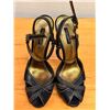 Image 8 : Used Dolce & Gabbana Black Sandals w/ Heels, Sz. 36.5,  (heel needs repair)