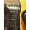 Image 10 : Used Prada Black Leather Pumps Size 37.5  (heel needs repair)