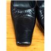 Image 12 : Used Prada Black Leather Pumps Size 37.5  (heel needs repair)