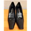 Image 1 : Used Prada Black Leather Pumps Size 37.5  (heel needs repair)